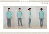 Uniformes Escolares Jiangxi Ganzhou Primavera e Outono Secretaria de Educação Primária e Secundária Padrão Unificado Uniformes de Verão de Manga Curta para Ensino Fundamental