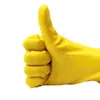 Guantes de Goma de Látex Ligeros Engrosados Alargados Antideslizantes a Prueba de Aceite Impermeables Guantes de Protección para el Trabajo