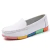 Zapatos de Trabajo para Mujer de Cuero Genuino Negros, Transpirables, Desodorantes, Antideslizantes, Suela Suave, Elevadores, para Primavera y Otoño, Zapatos para Pies No Malolientes, Transfronterizos
