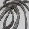 Yushun textil hecho a medida 25MM 316L carcasa metálica de acero inoxidable alta temperatura no puede quemar la cuerda de fuego