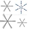 Alambre de hierro para modelar joyería hecha a mano de Navidad transfronteriza alambre para cuentas diy colgante de copo de nieve de Navidad material de soldadura
