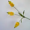 Buquê de Flores de Lavanda Simuladas Flor Artificial Estilo Pastoral Decoração Interna para Casa Haste de Plástico Buquê de Sálvia Flor Artificial