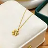 Exquisito Collar Pequeño de Copo de Nieve para Mujer Nicho Versátil Tacto de Alta Gama Gargantilla Invierno Nuevo Simple Cadena para Clavícula Joyería al por Mayor