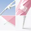 Paraguas Transparente con Degradado y Mango Largo, Grande para Dos Personas, Mango Curvo de Alto Gama, Paraguas Simple para Mujer, Paraguas Recto, Paraguas de Mango Largo para Estudiantes