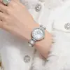 Nuevo reloj de mujer, diseño exclusivo con diamantes, reloj de cuarzo impermeable, esfera de nácar elegante y a la moda, disponible para venta al por mayor