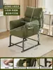 Sillón reclinable doble uso sentarse y dormir oficina se puede acostar se puede dormir individual plegable silla para siesta en el almuerzo silla de dormitorio silla de sofá perezoso