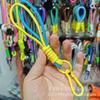Nuevo Lanyard de Teléfono Móvil de Dos Tonos y Dos Hilos Colorblock Lanyard Corto de Muñeca de Color Contrastante Lanyard para Bolso Cuerda de Seguridad Anti-pérdida