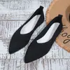 Sapatos Femininos Casuais Baixos, Sapatilhas Confortáveis Vazadas de Bico Fino, Novo Versátil Respirável Slip-On Verão 2026
