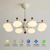 Candelabro Vintage Estilo Crema para Sala de Estar, Luz Principal, Lámpara de Vestíbulo Atmosférica Retro Francesa de Gama Alta, Luz Floral de Gama Alta para Dormitorio