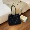 Comércio Exterior Bolinhas Estilo Coreano Grande Capacidade Para Ir ao Trabalho Outono/Inverno 2026 Novo Simples de Ombro Tote Bag Feminina