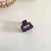 Pinza para el Cabello con Degradado Morado de Aspecto de Alta Gama, Simple y Elegante, Pinza para el Cabello para Media Coleta en la Parte Posterior de la Cabeza, Accesorio para el Cabello Tipo Pinza de Tiburón para Mujeres