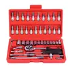 Juego de herramientas de socket para reparación de automóviles, juego de caja de herramientas para autopartes, herramientas de reparación de automóviles, juego de herramientas de emergencia para automóvil, juego de llaves