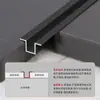 Tiras de Borda de Liga de Alumínio para Decoração de Teto e Parede de Fundo com Design de Ranhura