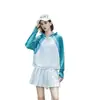 2026 Nuevo Verano Hilo Original Tipo Ropa Protección Solar Capa de Mujer Verano Holgada Protección UV Seda de Hielo Ropa Protección Solar Chaqueta