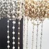 Material diy borda Pérola corrente de conexão feita à mão grampo de cabelo joia apresentação de palco fotografia de casamento pingente vintage