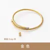 Pulsera Elástica de Alambre con Bombilla Pequeña Estilo Francés Ins Personalizable con Apertura Ajustable Pulsera de Acero Inoxidable Acero de Titanio Accesorios de Joyería DIY