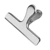 Clips Selladores de Cocina Color Acero Inoxidable Pintado en Spray Dorado, Clips para Bolsas de Snacks, Clips para Carpetas de Archivos, Clips Selladores, Pinzas para la Ropa