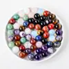 1.6CM Amatista Natural Cristal Rosa Bola Jade Ágata Piedra Semipreciosa Pulida No Porosa Bolas Redondas Venta al por Mayor