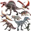 Simulação Jurássica Espinossauro Marroquino Espinossauro Tiranossauro Rex Mosassauro Rex Tiranossauro Rex Brinquedo de Dinossauro