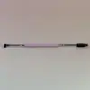 Pincel Duplo para Sobrancelhas Shanghai Huoyan, Pincel Chanfrado para Pó de Sobrancelha, Pincel Espiral Especial para Sobrancelhas de Maquiador, Pincel Grande de Maquiagem com Cabeça Plana