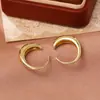 Estilo Popular: Déjame Brillar - Pendientes del Mismo Estilo de Zhao Lusi, Sencillos y de Alta Gama, Accesorios para Orejas de Moda y Elegantes, Ganchos para Orejas Únicos y Distintivos