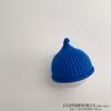 Gorro de lana de invierno para bebé Corea del Sur gorro de otoño e invierno para bebé lindo gorro con chupón para hombre y mujer gorro de punto para recién nacido gorro fetal