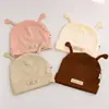 Chapéu de Bebê Chenjing Primavera e Outono Novo Chapéu para Fontanela de Bebê Masculino e Feminino Estilo K Desenho Animado Tentáculos Fofos Chapéu Fetal para Recém-Nascido