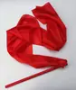 Danza de la Cinta Roja Yangge Tela de Cinta Roja Cinta de Colores Tambor de Cintura Bufanda Cuadrada de Cinta de Seda Palo Serpentina para Niños Suministros para Danza
