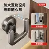 Estante para pantuflas con ventosa para baño, estante de almacenamiento para zapatos montado en la pared sin taladro, estante colgante para inodoro con drenaje de agua