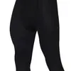 Pantalones Térmicos Gruesos Forrados de Polar para Jóvenes Hombres de Otoño e Invierno, Pantalones Térmicos Ajustados Elásticos de Compresión para Hombres, Leggings Deportivos para Fitness