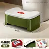Taburete de Pie con Almacenamiento Creativo para Inodoro para Niños, Bebés y Adultos, Taburete de Baño Portátil con Almacenamiento