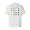 Camiseta Masculina Casual de Verão com Estampa Divertida de Desenho Animado, Manga Curta Solta, Estilo Ins Europeu e Americano Tendência