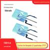 Brilhante LED luminoso quadrado diodo diodo contas vermelho / amarelo / azul / verde indicador de plugue direto tubo de luz longa perna lâmpada contas