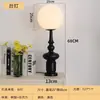 Lámpara de Pie Columna Romana Retro Italiana Diseñador Sala de Estar de Gama Alta Decoración de Sofá Lámpara de Mesa Pequeña de Pie Vintage