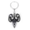 Periféricos de Anime Transfronterizos Juego de Tronos 9 Insignias de las Casas Principales Metal Llavero de Coche Colgante Accesorios Dropshipping
