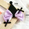 Acessórios de Cabelo da Kuromi, Presilhas de Cabelo, Acessórios de Laço DIY, Acessórios de Roupa, Enfeites para Bonecas e Bebês em Estoque