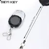 Hebilla Retráctil Hover de Fácil Extracción Hebilla Telescópica de Plástico Escarchado Hebilla Anti-Pérdida para Insignia Tarjeta de Identificación Extracción Fácil Venta al por Mayor