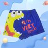 Bañador de dibujos animados para niños, tallas pequeñas y medianas, gorro de baño, bonito traje de baño de verano para piscina, playa, bóxer suave.