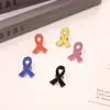 Venta Caliente Transfronteriza Internacional Broche de Lazo Rosa Material de Aleación Botón Insignia de Voluntario de Caridad Cinta