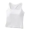 2807 Nuevo Estilo Top sin Mangas Dulce y Picante con Cuello Halter y Almohadillas en el Pecho, Adelgazante, Estilo Paracaídas de Deseo Puro, Espalda Bonita, Camisola Interior para Mujer