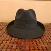 Sombreros para Hombre de Comercio Exterior, Protección Solar y Sombreado, Sombreros Fedora Jazz, Sombreros de Poliéster Tejido para Hombres y Mujeres, Modernos y Versátiles