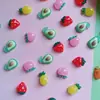 Nuevos Accesorios de Resina Serie Frutas Mezcla Hielo DIY Gel de Crema Gel de Gota Funda para Teléfono Móvil Accesorios para el Cabello Material de Pinza para el Cabello