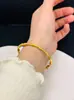 Pulseira de Aço Titânio com Diamantes Redondos Design de Nicho de Alta Qualidade Joias Estilo Frio Simples Estilo Coreano Personalidade