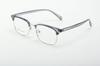Nueva Moda para Hombre Negocios Montura Cuadrada Ceja Estante Montura de Gafas Tendencia de Moda Mismo Estilo Xiaohongshu Aleación Montura Completa