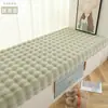 Alfombra Balcón Ventana Saliente Cobertura Completa Resistente a Manchas Estilo Crema Felpa de Conejo Linda Felpa Burbuja Espesada Estilo Europeo Felpudo para Armario
