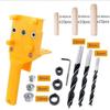 Marcenaria Punch Locator Dowel Punch Roundwood Dowel Plank Conexão Punch Woodworking Utilitário