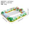 En stock Nueva cama flotante inflable plegable con clip y red reclinable, cama flotante para adultos de cuatro tubos.