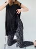 Verão Novas Leggings Finas Estampadas Calças de Yoga Cropped Estampa de Leopardo Confortáveis Esportivas para Corrida Calças Shark para Mulheres