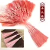 Atacado de Fábrica Ornamento Pendurado Estilo Antigo Marcador de Página Leque Festivo Tassel Colorido Embalagem Presente Cortina Pequeno Tassel