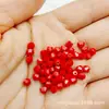 Cross-border quente-venda pressão top dois grânulos pontiagudos diâmetro 4 MM contas de cristal contas de diamante diy jóias acessórios
